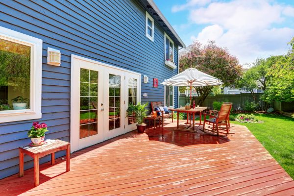 Blue Siding Installation in Issaquah